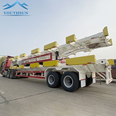 Semi-remolque terminal de 45 toneladas y 60 toneladas para contenedores de 40 pies