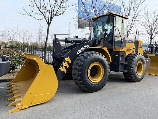 Mini cargador de ruedas hidráulicas de 5 toneladas XCM-G LW500FN para la bomba hidráulica superior en la construcción