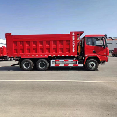 Capacidad de carga izquierda de 31-40 toneladas Shacman 6x4 U Forma X3000 camión de descarga