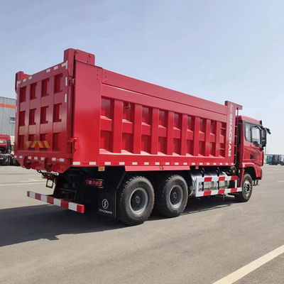 Capacidad de carga izquierda de 31-40 toneladas Shacman 6x4 U Forma X3000 camión de descarga