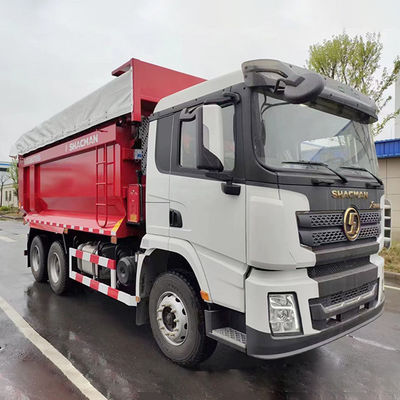 Gran potencia 351-450hp Shacman 6X4 camión de descarga en forma de U para el transporte de 50 toneladas