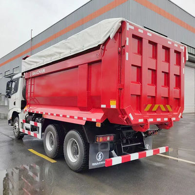 Gran potencia 351-450hp Shacman 6X4 camión de descarga en forma de U para el transporte de 50 toneladas