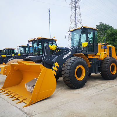 6 toneladas XCM-G LW600KN Cargador de ruedas Tamaño del neumático 23.5-25 Diseñado 178kw