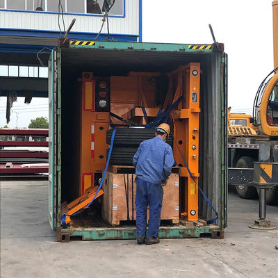 Transporte de contenedores CIMC 20ft contenedor semirremolque de lecho plano con 12 puertas cerraduras de giro
