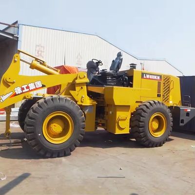 Tractor de carga frontal de 92 KW LW400FN de 4 toneladas de ruedas Diseñado 23.5-25