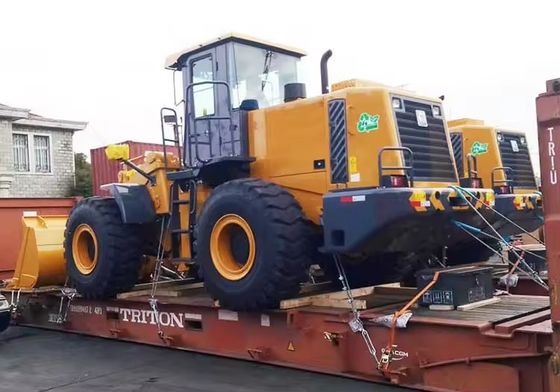 8000*3016*3515 Dimensión LW500F Cargador de ruedas de 5 toneladas Cargador de minas Weichai/Motor Cummins