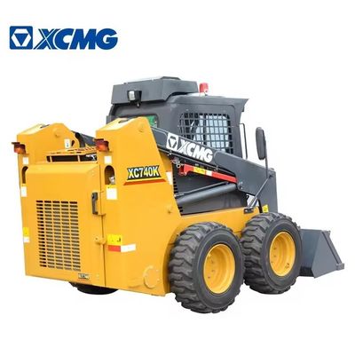 75 KW Xugong XC740K XC760K Cargador de retroexcavadora pequeño Tractor Cargador deslizante para construcción