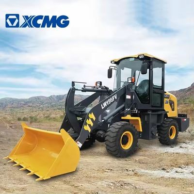 Cargador de ruedas en miniatura LW156FV de 1500 kg con un peso de máquina de 1 tonelada y 23,5-25
