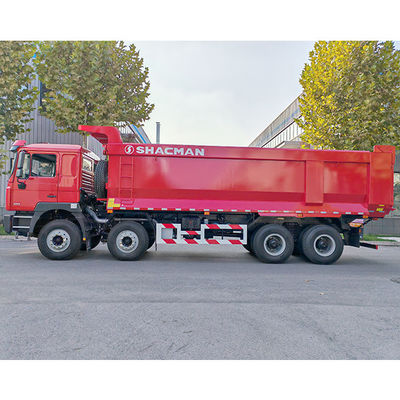 12 Número de cambio hacia adelante Shacman 8X4 F3000 camiones de descarga para máquinas pesadas cabina plana