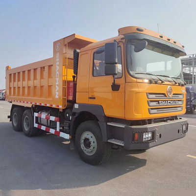 Camiones descargables Shacman 300-400L Capacidad del tanque de combustible y tipo de combustible diésel con 2 asientos